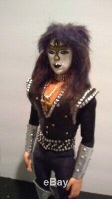 12 inch KISS Custom Vinnie Vincent Creatures costume figure CD 1/6 doll