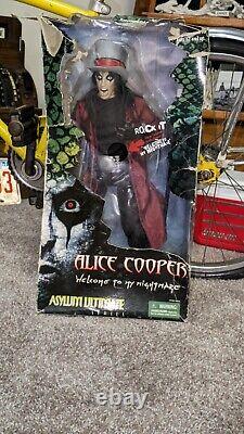 18 ALICE COOPER Welcome to My Nightmare Art Asylum Action Figure In Box