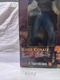 18 Neca Kurt Cobain Action Figure with Sound In Box 2007
