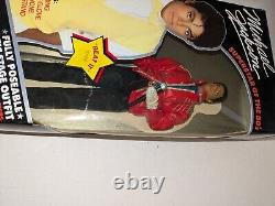 1984 Michael Jackson BEAT IT Outfit 12 Doll Figure SEALED Glove Mic Stand Box