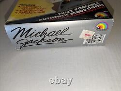 1984 Michael Jackson BEAT IT Outfit 12 Doll Figure SEALED Glove Mic Stand Box