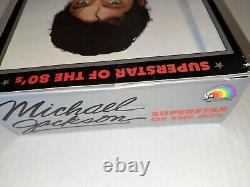 1984 Michael Jackson BEAT IT Outfit 12 Doll Figure SEALED Glove Mic Stand Box