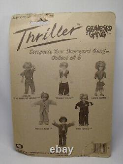 1984 Michael Jackson THRILLER Graveyard Gang WEREWOLF dog figure toy gpk mego ko