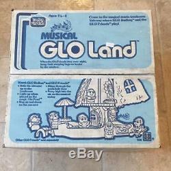 1985 Hasbro Musical GLO LAND playset unused MISB for Glo Worms Friends