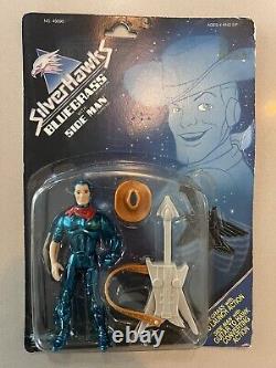 1986 Vintage SilverHawks Bluegrass with Side Man by Kenner, Mint on Sealed Card