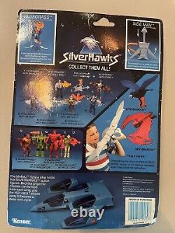 1986 Vintage SilverHawks Bluegrass with Side Man by Kenner, Mint on Sealed Card