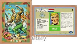 1991 G. I. Joe MINT Complete Set of 20 Impel Gold Border Hall of Fame Cards