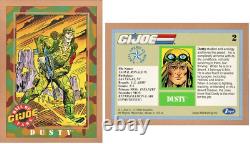 1991 G. I. Joe MINT Complete Set of 20 Impel Gold Border Hall of Fame Cards