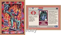 1991 G. I. Joe MINT Complete Set of 20 Impel Gold Border Hall of Fame Cards