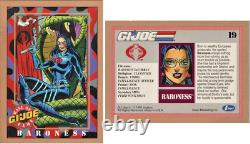 1991 G. I. Joe MINT Complete Set of 20 Impel Gold Border Hall of Fame Cards