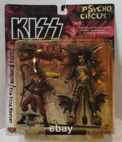 1998 Kiss Psycho Circus Action Figure Lot (4) Complete Set McFarlane New