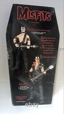 1999 21st CENTURY TOYS MISFITS JERRY ONLY BASSIST 12 DOLL FIGURE SIGNED With BOX