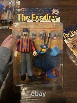 1999 McFarlane Toys Beatles Yellow Submarine Action Figures (Lot of 4)