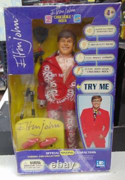 1999 YaBoom Elton John 12 Action Figure Doll Sings Crocodile Rock untested VHTF