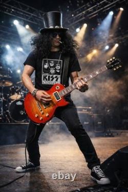 1/6 Custom Slash Figure Guns N Roses Rock Guitarist With Guitar Made To Order