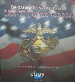 1/6 DID USMC Force Recon Brigadier General Frank Dress Marine MIB