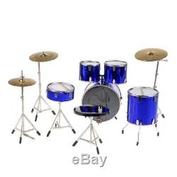 1/6 Scale Complete Drum Set Musical Instrument for 12 Action Figure blue