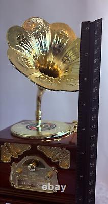 1/6 Scale Music Room Collection Harp Violins Trumpet Electric Guitar & Gramoph