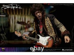 1/6 scale Blitzway Premium UMS JIMI HENDRIX, Guitar Action Figure BZW47917 NEW