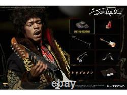 1/6 scale Blitzway Premium UMS JIMI HENDRIX, Guitar Action Figure BZW47917 NEW