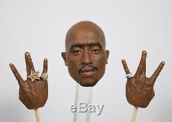 1/6 scale custom figure Tupac Shakur 2Pac Head & hands