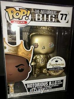 1 of 10 Diamond Notorious BIG funko POP 77 funhouse Rap HipHop Biggie Toy Figure