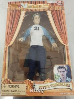 2000 NSYNC Marionette Justin Timberlake Action Figure Doll By Living Toys New
