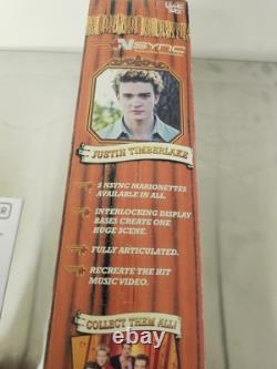 2000 NSYNC Marionette Justin Timberlake Action Figure Doll By Living Toys New