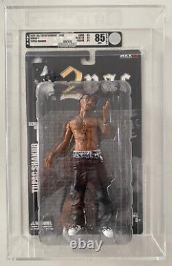 2001 All Entertainment 2Pac AFA 85 NM+ /2500 Tupac Shakur Figure CLEAR Series 1