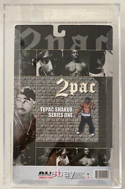 2001 All Entertainment 2Pac AFA 85 NM+ /2500 Tupac Shakur Figure CLEAR Series 1