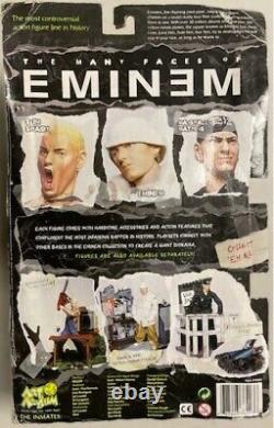 2001 Eminem Slim Shady Action Figure Toy Chainsaw Art Asylum Marshall Mathers