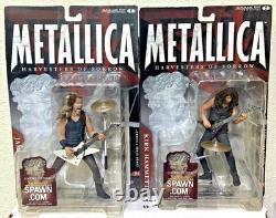 2001 McFarlane METALLICA HARVESTER OF SORROW Entire Set JAMES, KIRK, LARS, JASON