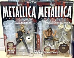 2001 McFarlane METALLICA HARVESTER OF SORROW Entire Set JAMES, KIRK, LARS, JASON