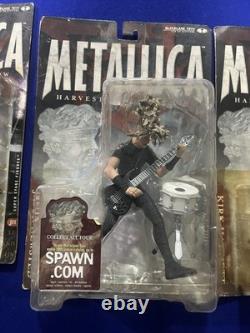 2001 McFarlane METALLICA Harvesters of Sorrow Set Of 4 James-Lars-Kirk-Jason