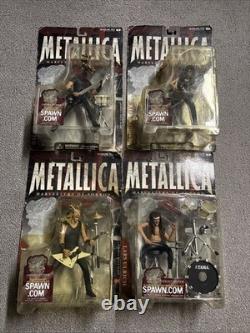 2001 McFarlane Spawn Metallica Harvesters of Sorrow complete 4 figure set Sealed