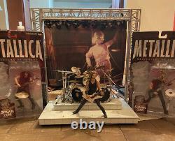 2001 McFarlane Toys Metallica (Harvesters Of Sorrow) Action Figures With Stage