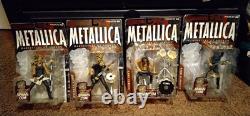 2001 McFarlane Toys Metallica Harvesters of Sorrow Complete 4 Figure Set Sealed