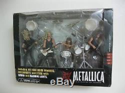 2001 Mcfarlane Metallica Harvesters Sorrow 4 Figure Box Stage Set James Lars Nib