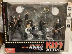 2002 KISS ALIVE STAGE SET WITH ACTION FIGURES. LIMITED EDITION. McFarlane Toys