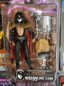 2002 McFarlane Kiss Creatures Lot All 4 New In PackageGene Simmons The Demon