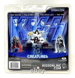 2002 McFarlane Toys KISS CREATURES Action Figures! SET OF 4! Factory Sealed! NEW