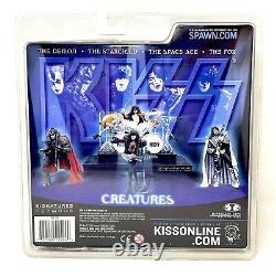 2002 McFarlane Toys KISS CREATURES Action Figures! SET OF 4! Factory Sealed! NEW