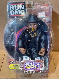 2002 Mezco Run-DMC Action Figures Run, DMC, Rare NIP Collectible Hip Hop