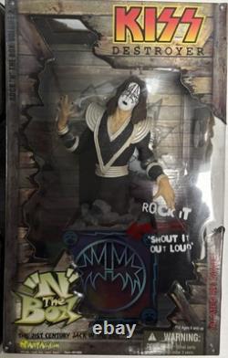 2002 ROCK N' the BOX KISS DESTROYER FIGURE SET (4) BONUS 2nd GENE FIGURE