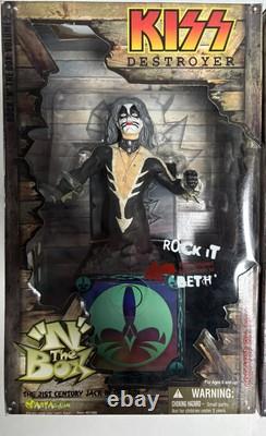 2002 ROCK N' the BOX KISS DESTROYER FIGURE SET (4) BONUS 2nd GENE FIGURE
