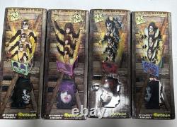 2002 ROCK N' the BOX KISS DESTROYER FIGURE SET (4) BONUS 2nd GENE FIGURE