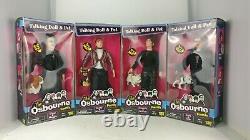 2002 The Osbourne Family Lot of 4 Ozzy & Kelly & Sharon & Jack Figures JOKS NEW