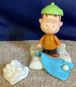 2003 MEMORY LANE PEANUTS Christmas FIGURES figurine Accessories Large Lot GUC