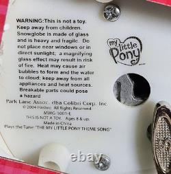 2004 Hasbro My Little Pony Musical Water Globe Walmart Exclusive New