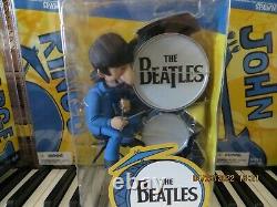 2004 McFarlane Toys The Beatles Cartoon Action Figures Complete Set